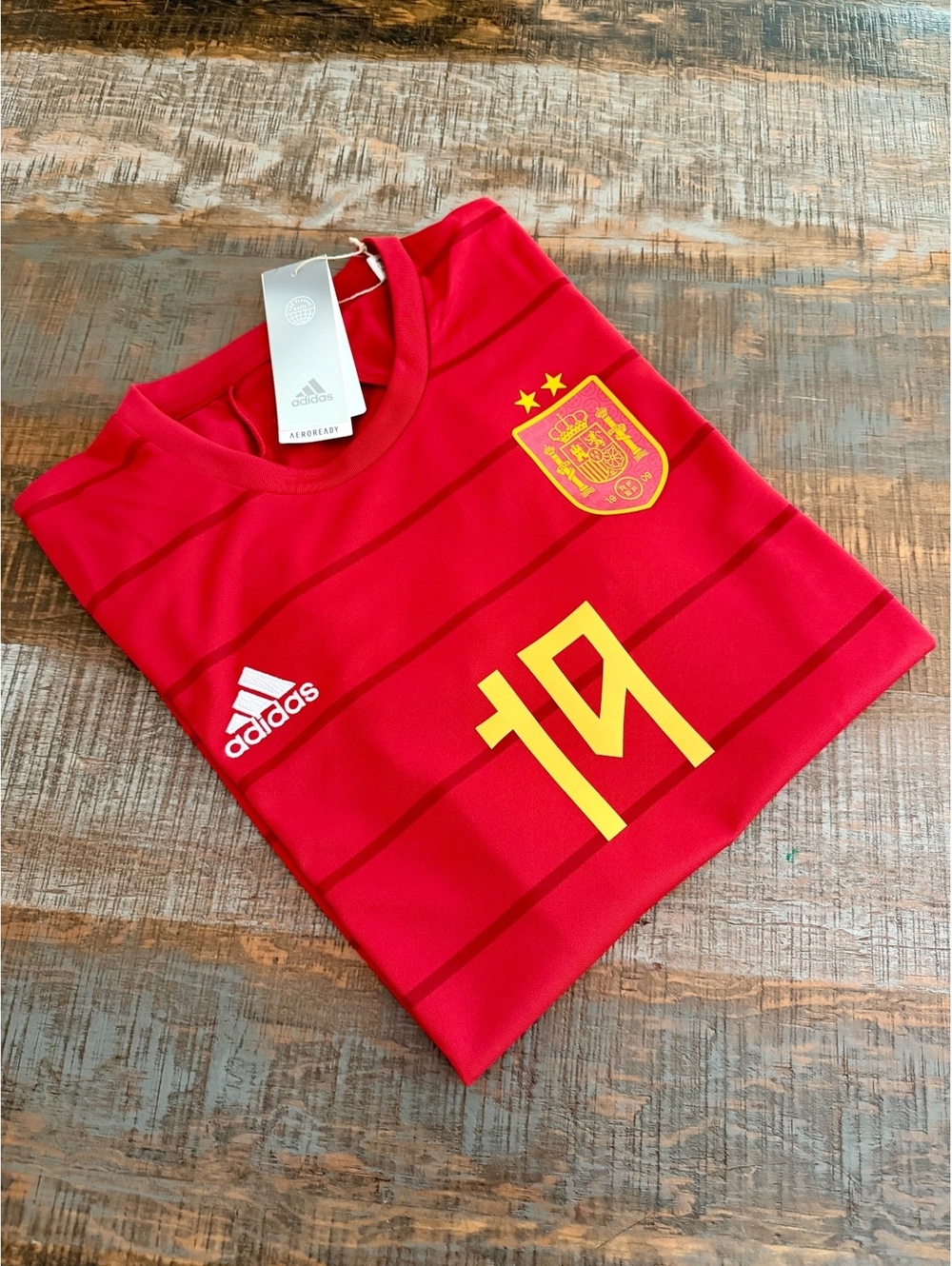 2 Starts World Champions Lamine Yamal Spain Adidas Jersey Large